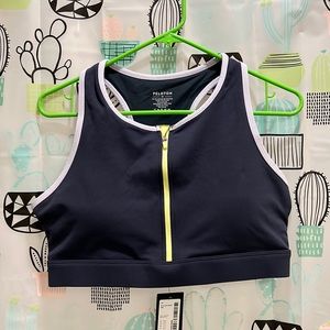 NWT Peloton Zipper Front Bra